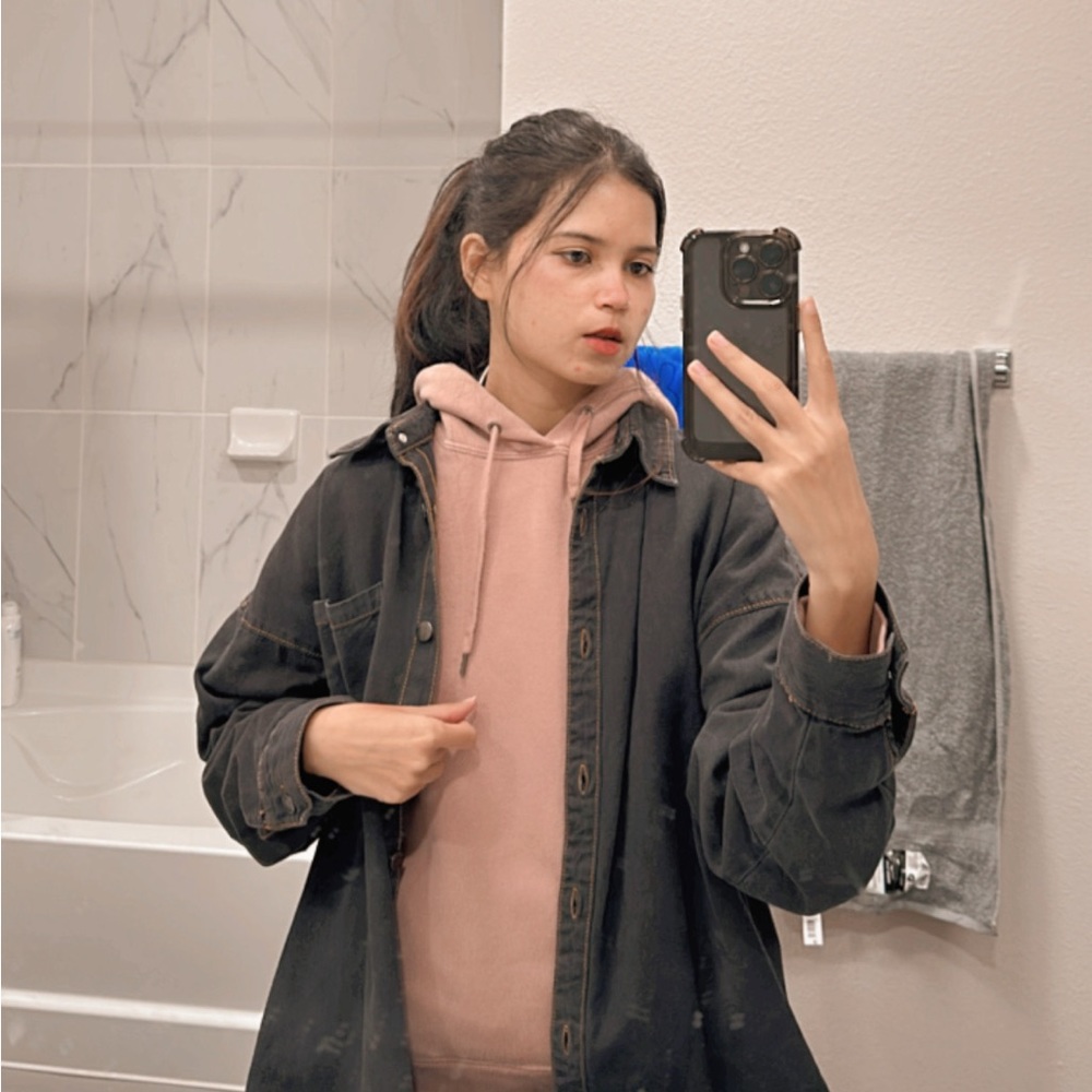 Oversize jean jacket